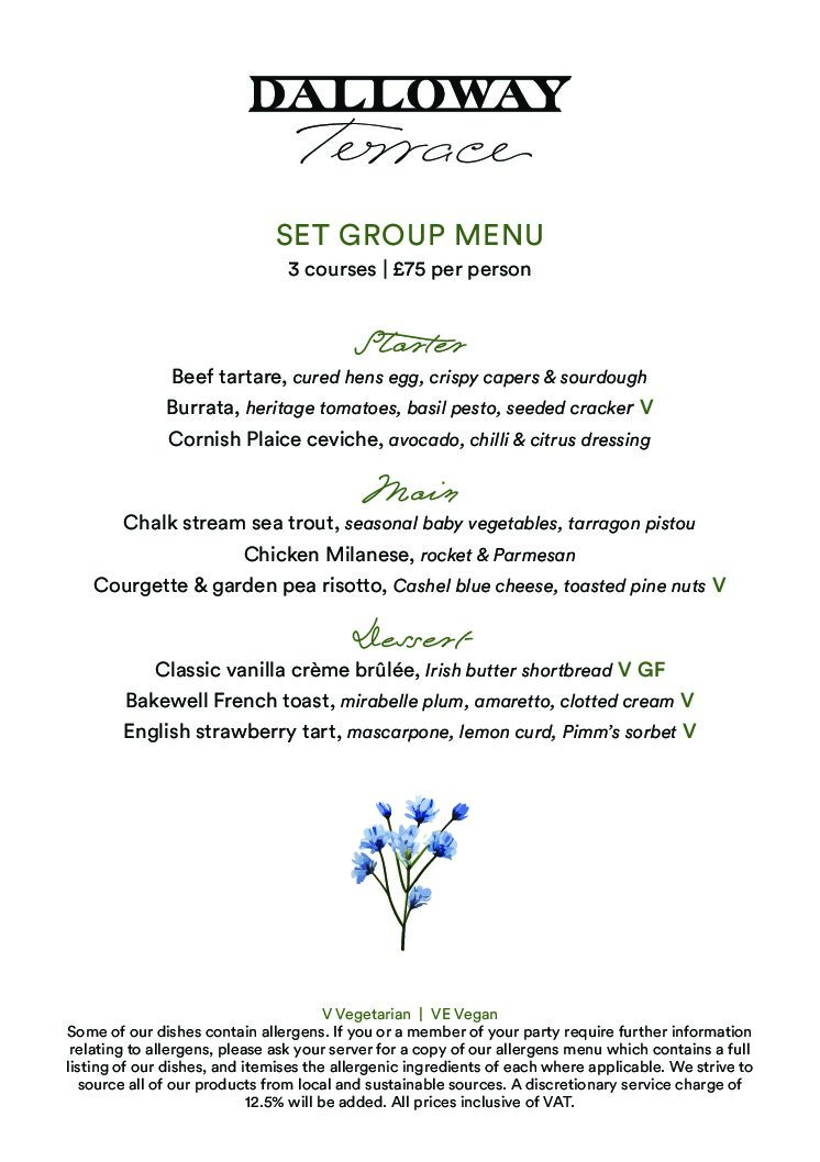 Set Group Menu A5 July 2024_Print | Dalloway Terrace